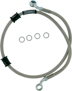 Front And Rear Brake Lines Silver, 1, nordicamoto.ro