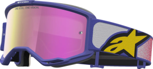 Alpinestars Vision 5 Drag vörös/lila/színezett lencsés védőszemüveg, 1, nordicamoto.ro