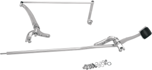 Forward Control Kit For Dyna Glides Silver