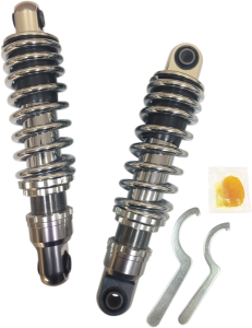 Premium 10.5(r) Shocks Black, Chrome, Anodized