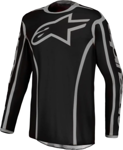 Alpinestars Fluid Apex V2 póló, fekete/ezüst, M, 1, nordicamoto.ro
