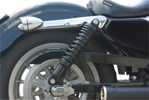 Premium Ride-height Adjustable Shocks Black, Anodized