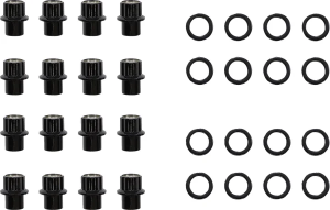 Carbon Lug Nuts Silver 