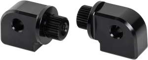Splined Peg Mount Black