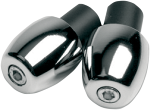 Handlebar Ends For 22 Mm (7/8(r)) Steel Handlebars Chrome, 1, nordicamoto.ro