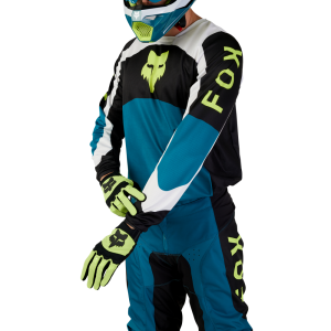 Fox 180 Nitro Maui Blue Moto póló, M-es méret, 3, nordicamoto.ro