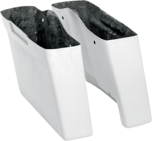 4(r) Extended Saddlebags White, Gel Coat, 1, nordicamoto.ro