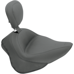 Wide Solo Seat With Removable Backrest Black, 2, nordicamoto.ro