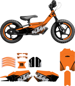 Stacyc Stability Cycle Graphics Kit Orange 