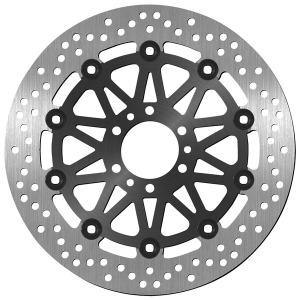 Brake Rotor Round Black, Silver