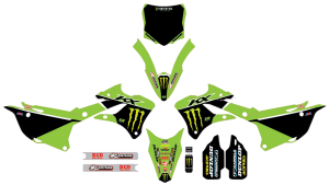 Complete Graphics Kit Black, Green 