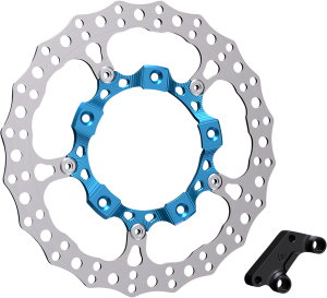 Big Brake 14(r) Full Floating Brake Rotor Kit Blue