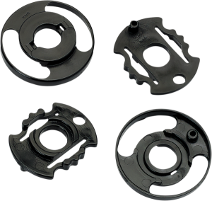 Gringo S/lane Splitter Helmet Shield Baseplate Kit Set Black ONE SIZE, 2, nordicamoto.ro