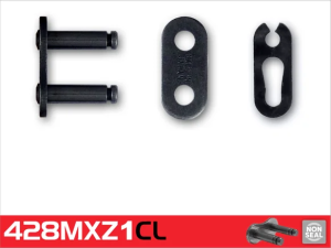 428 Mxz1 Connecting Link Silver, 2, nordicamoto.ro