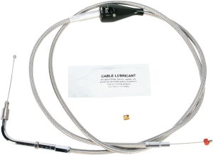Stainless Steel Throttle/idle Cable Silver