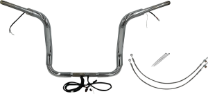Plug & Play Ez Install 1-1/2(r) Round Top Handlebar Kit Silver, 2, nordicamoto.ro
