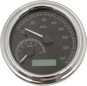 Mvx Series Fatbob Analog/digital Gauge System Gray, Black, 1, nordicamoto.ro