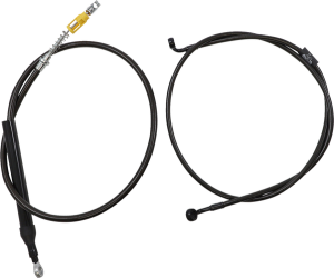 Complete Midnight Braided Handlebar Cable/brake Line Kit Black, 2, nordicamoto.ro