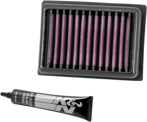 High-flow Air Filter Black, Red