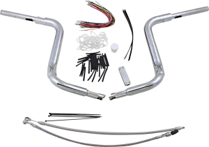 1-1/2(r) Ez Install Rounded Top Handlebar Kit Silver, 3, nordicamoto.ro