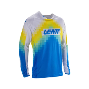 Leatt Moto 4.5 Lite V26 póló, kék pixel