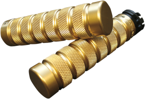 Knurled Notched Custom Grips Brass