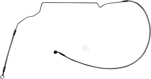 Braided Front Brake Line Black, Black Pearl Oversize [+203 mm (8'')], 1, nordicamoto.ro