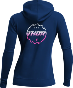 Women's Halo Zip-up Hooded Sweatshirt Blue L, 2, nordicamoto.ro