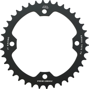 JT SPROCKETS Racelite alumínium hátsó lánckerék, fekete 