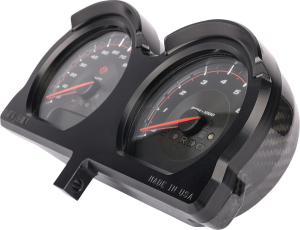 Gauge Relocation Kit Black, Anodized, 2, nordicamoto.ro