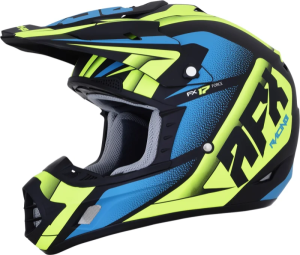 Fx-17 Force Offroad Helmet Matte Black/green/blue X-large Blue, Green, Multi