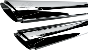 3(r) Round Twin Slash Slip-on Mufflers Black, 3, nordicamoto.ro