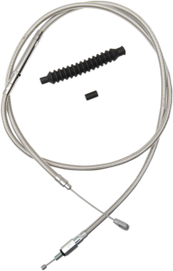 Stainless Steel Braided Clutch Cable Silver, 1, nordicamoto.ro