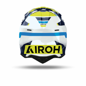 Airoh Wraaap Vision sisak, fényes sárga/kék, fekete/fehér/kék, M-es méret, 2, nordicamoto.ro