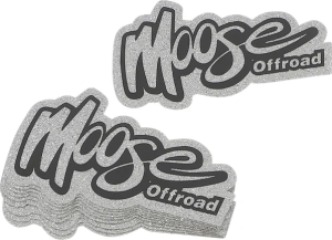 MOOSE RACING Moose Decal Black, Silver, 5, nordicamoto.ro