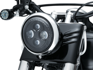 Orbit L.e.d. Headlight Black, 4, nordicamoto.ro