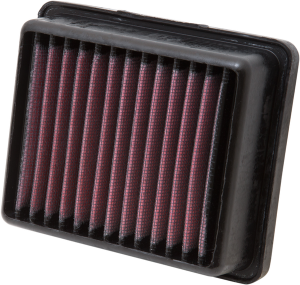 High-flow Air Filter Black, Red, 1, nordicamoto.ro