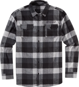 Camasa Icon Flannel Feller Black/Gray