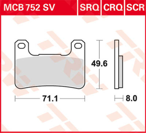 Sv Series Sindered Brake Pads