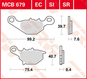 Ec Series Ceramic Brake Pads