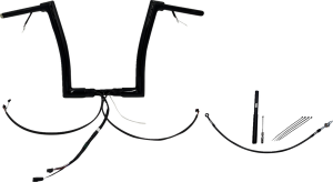 Plug & Play Ez Install 1-1/2(r) Flat Top Handlebar Kit Black, 1, nordicamoto.ro