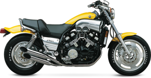 Complete Slip-on Muffler For Metric Cruisers Chrome, 1, nordicamoto.ro