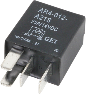 Micro Relay With Diode Black