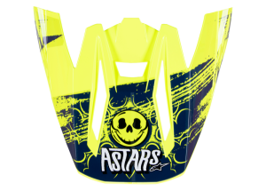 Cozoroc Alpinestars SM5 Rash sisak, sötétkék/sárga, EGY MÉRET, 2, nordicamoto.ro