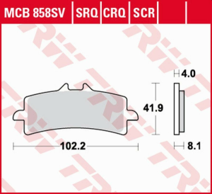 TRW szinterezett első féktárcsák STREET APRILIA RSV4/V4 TUONO '15 -/BMW HP4 1000 '12 -'16/DUCATI DIAVEL 1200 '11 –'18/HONDA CBR 1000R FIREBLADE '14 –/KTM DUKE 890 '20 –/TRIUMPH SPEED TRIPLE 1050 '15 –/MV AUGUSTA F3 675/800 '14 –, nordicamoto.ro