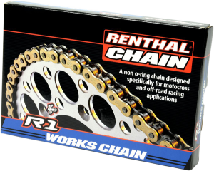 420 R1 Works Chain Gold 420, 1, nordicamoto.ro
