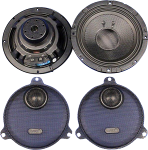 Fairing Speaker Kit Black, 1, nordicamoto.ro