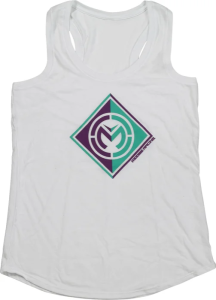 MOOSE RACING Women's Insignia Tank Shirt White 