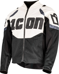 ICON Contra3 kabát, fekete, fehér, 3XL, 1, nordicamoto.ro