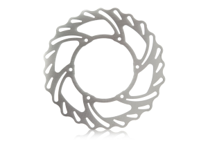 Contour Fixed Brake Rotor Silver, Stainless Steel